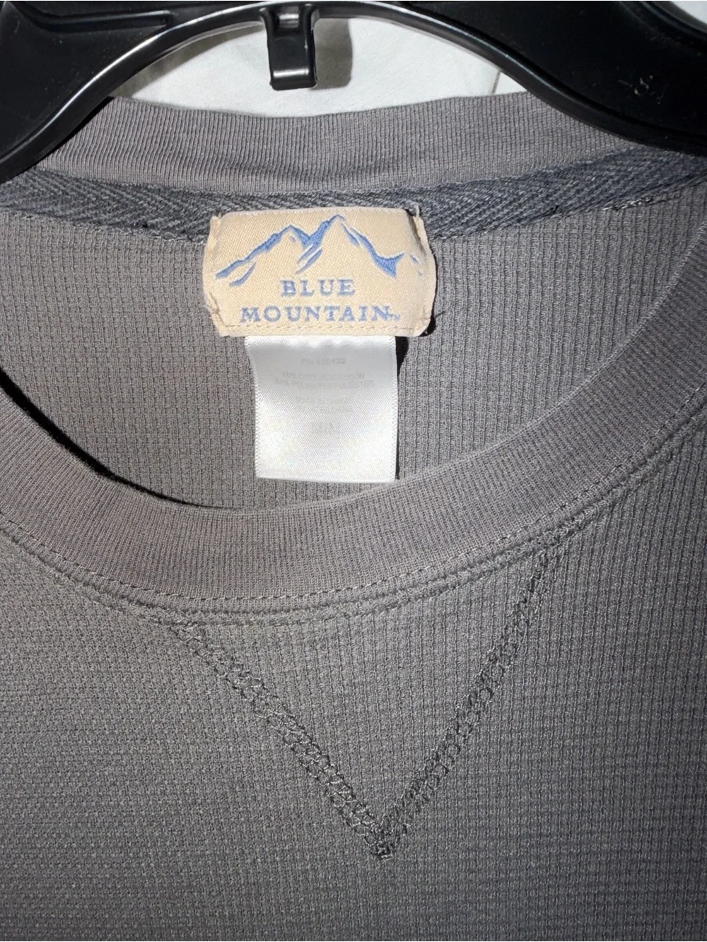 Men's Crewneck Thermal Sweater - Gray